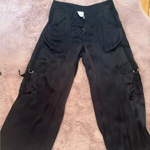 Anthropologie Black Zippered Pants